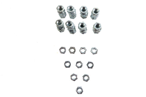 V-Twin Zinc Hex Nuts 1/4 inch-28 Standard - 37-0658