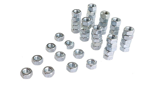 V-Twin Zinc Hex Nuts 5/16 inch-18 Standard - 37-0659