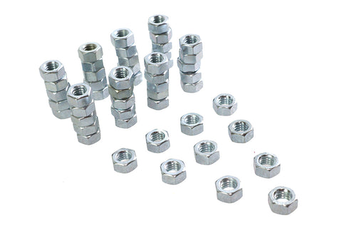 V-Twin Zinc Hex Nuts 5/16 inch-18 Standard - 37-0659