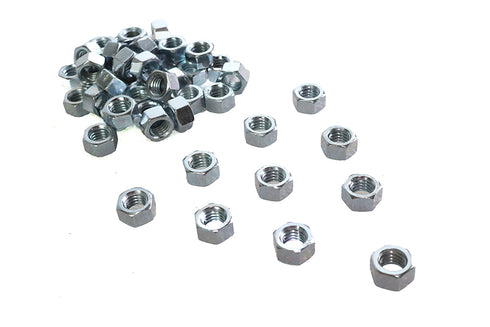 V-Twin Zinc Hex Nuts 3/8 inch-16 Standard - 37-0661