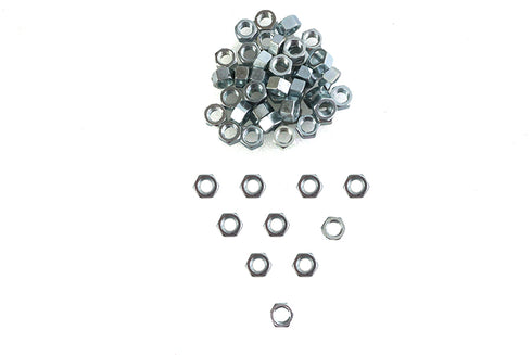 V-Twin Zinc Hex Nuts 3/8 inch-24 Standard - 37-0662