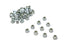 V-Twin Zinc Hex Nuts 1/4 inch-20 Nyloc - 37-0666