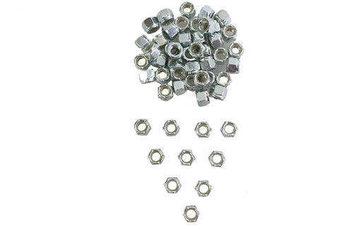 V-Twin Zinc Hex Nuts 3/8 inch-16 Nyloc - 37-0670