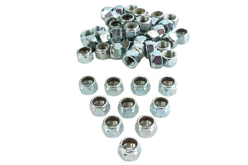 V-Twin Zinc Hex Nuts 7/16 inch-20 Nyloc - 37-0673