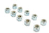 V-Twin Zinc Hex Nuts 5/8 inch-18 Nyloc - 37-0674