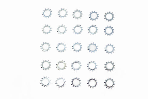 V-Twin Zinc Shakeproof Lock Washers 1/2 inch Inner Diameter - 37-0798