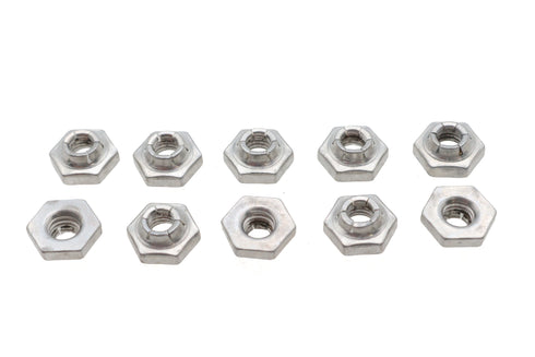 V-Twin Flexloc Nuts 10/32 inch Cadmium - 37-0850