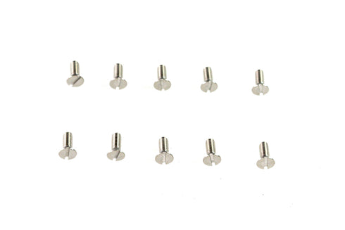 V-Twin Flathead Screws 10-32 X 1/2 inch Stainless Steel - 37-0851