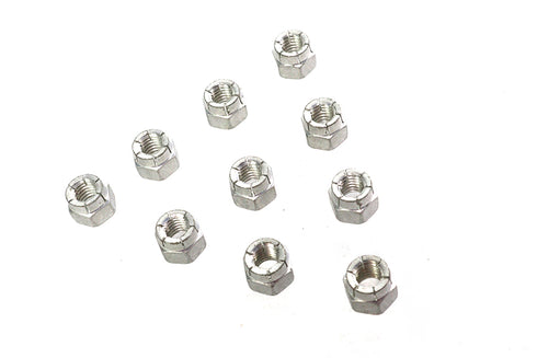 V-Twin Flexloc Nuts 3/8 inch-16 Cadmium - 37-0876