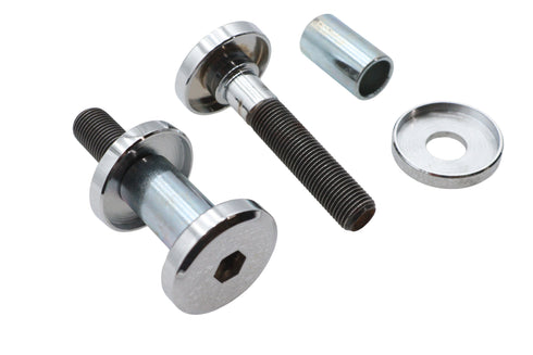 V-Twin Wyatt Gatling Riser Bolt Kit Allen Type Chrome - 37-0878