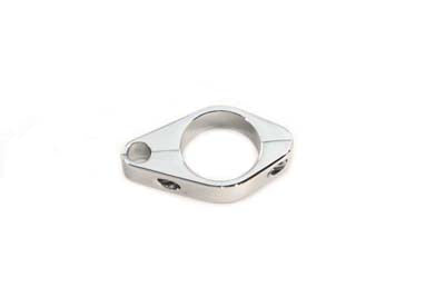 V-Twin Billet Throttle Cable Clamp Chrome - 37-0883