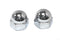V-Twin Chrome Axle Nut Kit Acorn Style - 37-0889