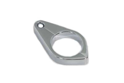 V-Twin Billet Cable Clamp Chrome - 37-0897
