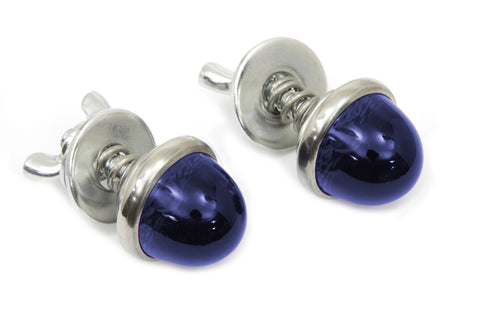 V-Twin License Plate Reflector Set Blue - 37-0936