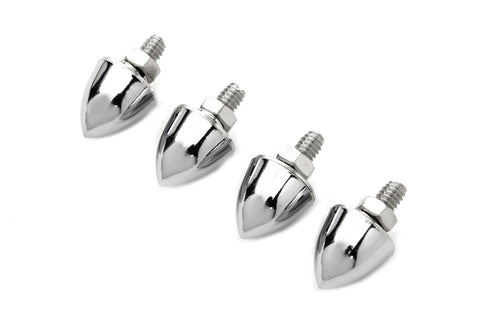 V-Twin License Plate Frame Chrome Krommet Set - 37-1100