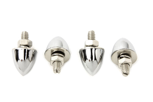 V-Twin License Plate Frame Chrome Krommet Set - 37-1100