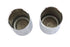 V-Twin Small Magnetic Docking Points Cover Set Chrome - 37-1156