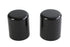 V-Twin Small Magnetic Docking Points Cover Set Gloss Black - 37-1157