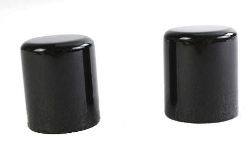V-Twin Small Magnetic Docking Points Cover Set Gloss Black - 37-1157