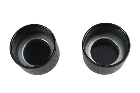 V-Twin Short Magnetic Docking Points Cover Set Gloss Black - 37-1159