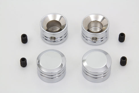 V-Twin Head Bolt Cover Set Chrome - 37-1209