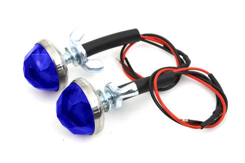 V-Twin Blue LED Reflector Set - 37-1430