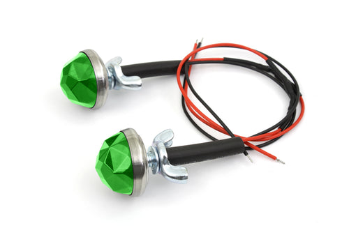 V-Twin Green LED Reflector Set - 37-1431