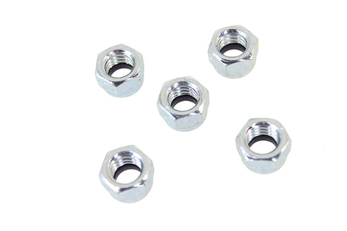 V-Twin Zinc Plated 7/16 inch-14 Nyloc Lock Nut - 37-1674