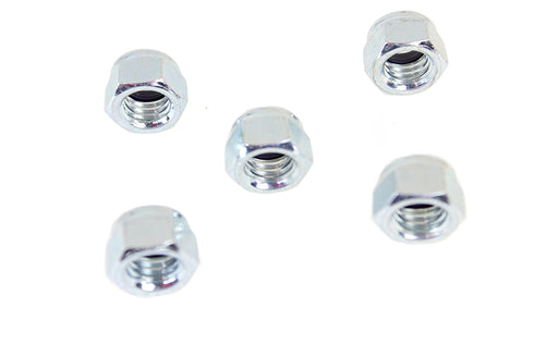 V-Twin Zinc Plated 7/16 inch-14 Nyloc Lock Nut - 37-1674