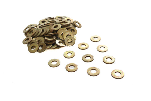 V-Twin Cadmium Plated 1/4 inch Flat Washers - 37-1762