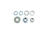 V-Twin Spring Fork Nut and Washer Kit Zicad Plated - 37-1872