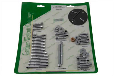 Gardner-Westcott Engine Dress Up Screw Kit Allen Chrome - 37-2087