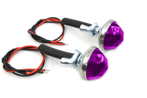 V-Twin Purple LED Reflector Set - 37-2107