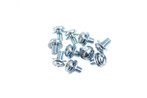 V-Twin Panhead Screw with Spring Lock Washer Steel - 37-6712