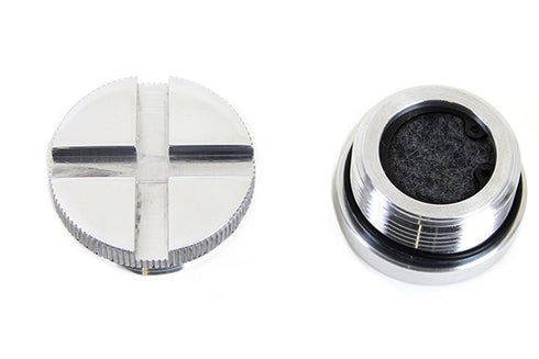 V-Twin Polished Primary Cover Cap Set - 37-7276