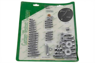 Gardner-Westcott Engine Dress Up Screw Kit Allen Chrome - 37-8084