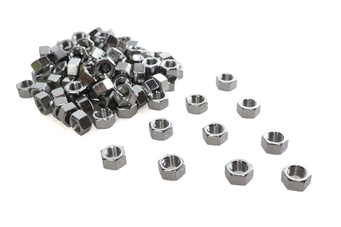 V-Twin Chrome Hex Nuts 3/8 inch-24 - 37-8115T
