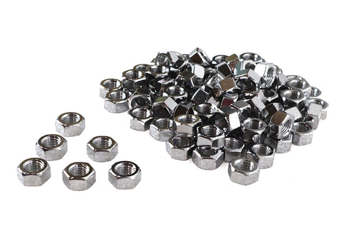 V-Twin Chrome Hex Nuts 7/16 inch-20 - 37-8117T