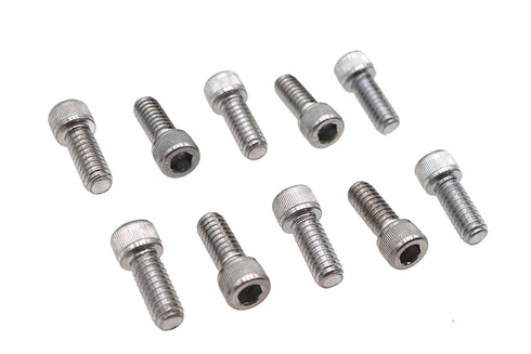 Colony Allen Socket Cap Bolt Knurled Chrome 1/4 inch X 5/8 inch - 37-8300