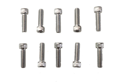 Colony Allen Socket Cap Bolt Knurled Chrome 1/4 inch X 7/8 inch - 37-8302