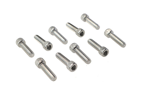 Colony Allen Socket Cap Bolt Knurled Chrome 1/4 inch X 7/8 inch - 37-8302