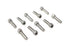 Colony Allen Socket Cap Bolt Knurled Chrome 1/4 inch X 7/8 inch - 37-8302