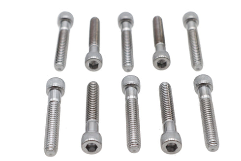 Colony Allen Socket Cap Bolt Knurled Chrome 1/4 inch X 1-1/2 inch - 37-8305