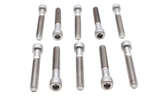 Colony Allen Socket Cap Bolt Knurled Chrome 1/4 inch X 1-3/4 inch - 37-8306