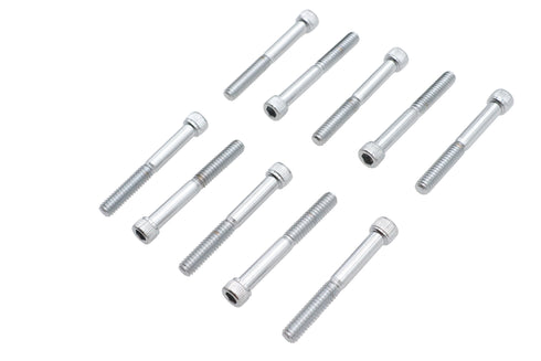 Colony Allen Socket Cap Bolt Knurled Chrome 1/4 inch X 2 inch - 37-8307
