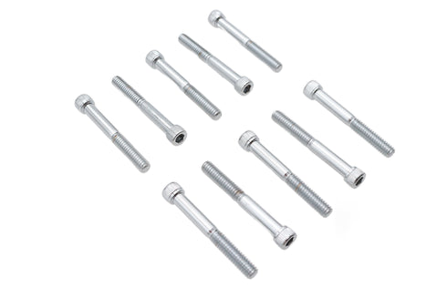 Colony Allen Socket Cap Bolt Knurled Chrome 1/4 inch X 2 inch - 37-8307