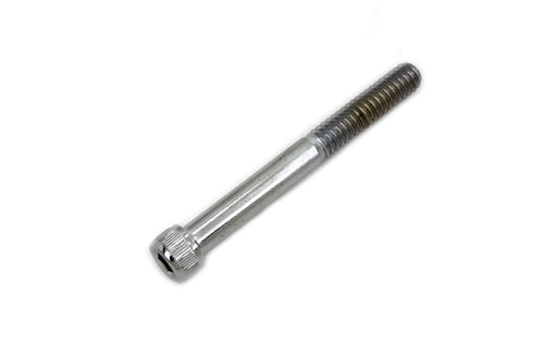 V-Twin Allen Socket Cap Bolt Knurled Chrome 1/4 inch-20 X 2-1/4 inc - 37-8308T