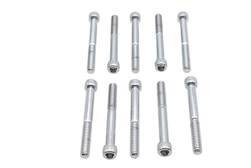 Colony Allen Socket Cap Bolt Knurled Chrome 1/4 inch-20 X 2-1/4 inc - 37-8308