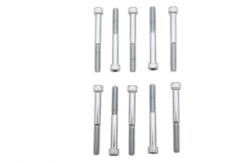 Colony Allen Socket Cap Bolt Knurled Chrome 1/4 inch-20 X 2-1/4 inc - 37-8308