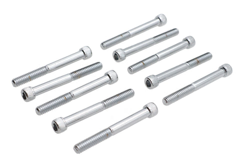 Colony Allen Socket Cap Bolt Knurled Chrome 1/4 inch-20 X 2-1/4 inc - 37-8308